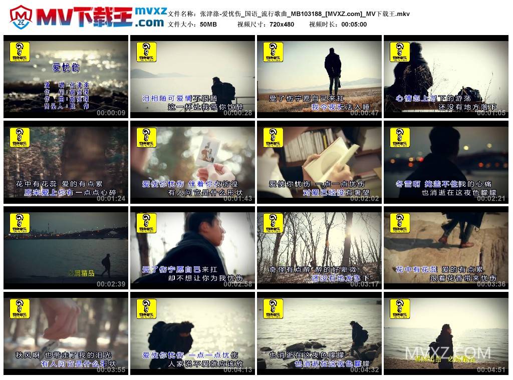 张津涤-爱忧伤_国语_流行歌曲_MB103188